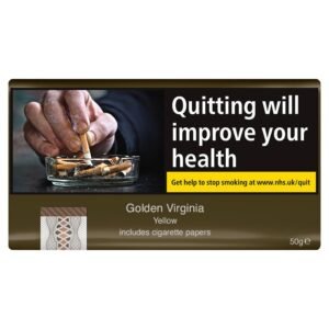 Golden Virginia Yellow Hand Rolling Tobacco – 50g Pouch