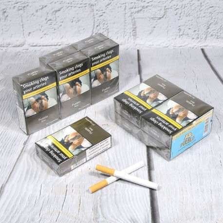 Pueblo | King Size Blue | 200 additive-free Cigarettes